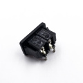 Hot selling JEC JR-201SD8A(PCB) C8 2pin ac power plug and socket female power socket